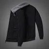 Chaqueta gruesa de algodón y Cachemira de cordero para hombre, chaqueta de pana informal coreana de invierno con cuello de solapa, ropa para hombre