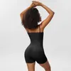 Women's Shapers Shapewear Shoulder Strap Yoga Exercise Jumpsuits Seamless Tight Bodysuit Body Shaping Shaper Shorts