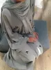 Abbigliamento etnico Abaya per le donne Abito musulmano Dubai 2024 Matrimonio Caftano Marocain Galabia Set di pantaloni Hijab da donna Eid Abaya Donna Niqab