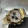 Marka moda mechaniczna zegarek męski Wysokiej jakości trzy koło 40 mm det designerski pasek ze stali nierdzewnej