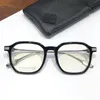 Newarrival CHRetro-Vintage Unisex Multi-Trim Square Glasses Frame2548 52-20-148 Lightweight Plank Titanium 925ss for Prescripiton Goggles Fullset Design Case