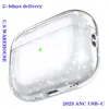 Voor Apple AirPods Pro 2 2e generatie AirPod 3 Pro -hoofdtelefoonaccessoires Solid TPU Siliconen Bescherming van oortelefoon Cover draadloos opladen Schokbestendige zaak USA Stock