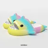 Designer Casual Platform shark Slides Slippers Heren regenboogmode antislip slijtvast ademend Laag uitgesneden superzachte sandalen maat 36-45