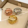 Serpentii Ring Rings Twisted Rings Popular Classic Prosesatile Ring Single Ring Double Multi Size 6 7 8 9 Anillo Silver Jewelry Get Gift with Box