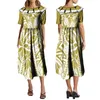 Robes décontractées Robe d'été à manches courtes pour femmes polynésiennes Tribu Design Imprimer Respirant Maxi 6XL Personnalisé