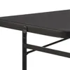 Kampmeubilair Steunpilaren 6 voet dubbelgevouwen plastic klaptafel Zwart Camping Outdoor