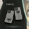 Designer telefoonhoesjes Damesmode Houndstooth-hoesje voor iPhone 14 Pro Max Plus 13 12 11 XS XR Heren luxe telefoonhoesje Volledige cover Schokbestendig Shell Hot -3