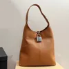 Lock Hobo Tote Bag Designer Shoulder Bags Genuine Leather Removable Strap Internal Zipper Pocket Clemence Handbags Purse Newest Axillary Pouch