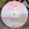 Paraplyer 70 cm oljepapper paraplyer forntida dräkt Hanfu Silkduk Dekoration Tak Parasol Umberlla Dekorativ skugga Paraply