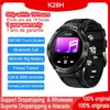 Watches K28H Men Smart Watch Bluetooth Phone Call 360*360 HD Touch Screen 360mAh Big Battery Music Sports Fitness Tracker Smartwatch Men