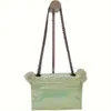Элегантная плюшевая сумка через плечо с боковым декором, текстурированная женская сумка в винтажном стиле, сумка для ужина под мышками