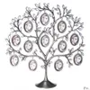 Möbeltillbehör 30x30 cm Family Tree Hanging Po Picture 12 Frame Holder Table Top Desk Disced Decor Nyest Creative Fashion Drop Dhmmn