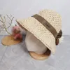 Trawiaste blaid beret designer designerka słomiana czapka moda szerokie brzegi czapki letnie wiadra czapki lady na zewnątrz plażowy sunhat