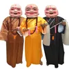 Buddha Props Smiling Face Arhat Dragon Dance Lion China Social Fire Performance Outfit Maitreya Big Head Doll + Costume + Beads