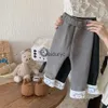 ズボン冬の新しい赤ちゃんとベルベットの厚いレギンス幼児温かいズボンかわいいベア刺繍子供