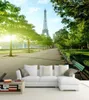 Parigi torre eiffel street view TV sfondo muro murale po wallpaper9171497