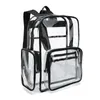 Väskor Procase Tung Clear PVC ryggsäck, se genom väskor Transparent klar stor bokväska för skolarbeten Stadiumsäkerhet