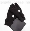 Cinco dedos Guantes de lujo para hombre para mujer diseñador marca letra impresión espesar mantener cálido guante invierno deportes al aire libre puro algodón accesorios de cuero sintético