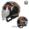 AGV – demi-casque de moto d'été, casque de course à pédale ORBYT, respirant, à double lentille, pour hommes et femmes, RHWB