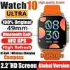 Smart Watches Watch 10 Ultra Smart Watch 49mm 2024 Nya NFC Men Women GPS Track Bluetooth Call Bt Music Games Wireless Charging Smartwatch