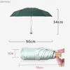 Paraplyer Small Fashion Folding Paraply Rain Women Gift Men Mini Sun Parasol Girls Anti-UV Waterproof Portable Travel Pocket Paraplyer