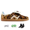 Pays de Galles Bonner Leopard Chaussures de créateurs décontractées Crème audacieuse Collegiate Green Wold Rose Argent Noir Blanc Sportif et riche Mocassins Baskets à plateforme Femmes Baskets pour hommes