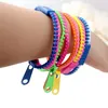 Partybevorzugung, 5-teiliges Kinder-Freundschafts-Reißverschluss-Armband, 7,5 Zoll, sensorisches Spielzeug-Set, Neonfarben, Geburtstagsgeschenke für Kinder, Goodie-Bags