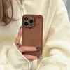 Luxury Warm Fur Plush Leather Phone Case For iPhone 15 14 Plus 13 12 11 Pro Max Winter Furry fluffy Shockproof Protection Cover