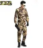 Men039s jaquetas zuoxiangru exército dos eua camuflagem roupas conjunto homens soldados táticos jaqueta de combate terno multicam camo uniforme Clothi3915309
