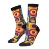 Herrensocken Wassily Kandinsky – Color Study Harajuku Superweiche Strümpfe ganzjährig Accessoires für Männer und Frauen als Geschenke