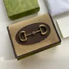 Projektant portfela podwójna litera uchwyty na karty Męskie najwyższej jakości monety kieszeń mody torebki małe torby dla kobiety krótkie portfele