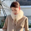 Scarves Fur Scarf Furry Collar For Women Coat Hood Decor Neck Keep Warm Natural Luxury Thick Shawl