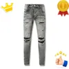 Heren Desig Designer 55 Jeans Kleuren Lange Hippop Sticker Borduursel Slim Denim Rechte Streetwear Skinny Broek Groothandel 29-38 Paarse Jeans