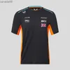 メンズファッションTシャツ最新F1フォーミュラワンレーシングマクラーレンノリス81ピアストリプロフェッショナルチーム衣料品特大の通気性のある子供用シャツ100-4XL TDD1