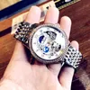 2022 New Hollow Out Automatic Mechanical Watch Tourbillon Men's Men Fashion Trend Trend