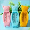 Water Thermometers Floating Lovely Bear Baby Thermometer Float Kids Bath Toy Tub Sensor Thermometers3744878 Drop Delivery Maternity Sh Dhlmx