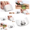 Kitchen Furniture Stainless Steel Finger Protection Tools Safety Slicing Guard Accessories Cooking Gadgets Drop Delivery Home Garden Dhabp