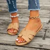 Pantoufles 33 couleurs été femmes plat luxe en plein air plage tongs femmes sandales tendance marque Design diapositives chaussures