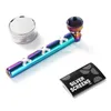 Multi Color Metal Pipe Tobacco Herb Grinder Full Set Cigarette Holder With Screen Airtight Dry Smoking Hand Pipe Kit