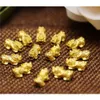 Роскошные модные однотонные браслеты из чистого золота 24 К, ожерелья, подвески, подвески для женщин и мужчин, ювелирные аксессуары, подвески