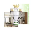 Konst och hantverk Champions League 16cm 32cm 46cm 77cm Trophy Soccer Fans för samlingar Metal Premier Sier Trophy8363417 Drop Delive DHGDZ