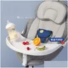 Детские коляски с автокреслом, удобное кресло, колыбель для новорожденных, регулируемая спинка, детская обеденная тарелка для коляски 287 E3, коврик для доставки груза Dhjy4