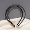 Fashion Crystal Bezel Headwear Women Headband Girls Vintage Hair Bands Hairband Hoop For Wedding Party Hair Accessories 240119