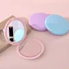 2PCS Mirrors Double-Sided Pocket Mirror Round Folding Small Mirror Oval Travel Makeup Mirror Portable for Handbag Purse Pocket