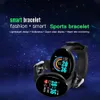Akıllı Saatler D18 Çoklu Spor Modları ile Smartwatch Dairesel Renk Ekran Çağrı Bilgileri Hatırlatma Fotoğrafı Müzik Çeken Akıllı Bilezik