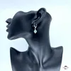 매달린 귀걸이 버마 제이드 귀걸이 고품질 품질 등급 자연 옥상 jade-jade-jade-jade earring-gemstone 이어링 레버 스털링