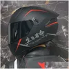 Motorcycle Helmets Fl Face Helmet Dual Shield Racing Moto Dot Drop Delivery Automobiles Motorcycles Accessories Dhyme