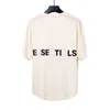 Designer Luxury ESS Classic Fashion God's fear double actually mesh short sleeve mist loose breathable bottom T-shirt