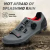 Calçados calçados novos sapatos de ciclismo Bicycle Mountain Lock Shoes Use resistente à prova d'água MTB Bike Nylon Bottom Cycling Rotary Shoes