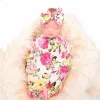 新生児の花の花swaddleウサギイヤのヘッドバンド+ローズスワドルクロス2pc/セット花柄の印刷毛布bj